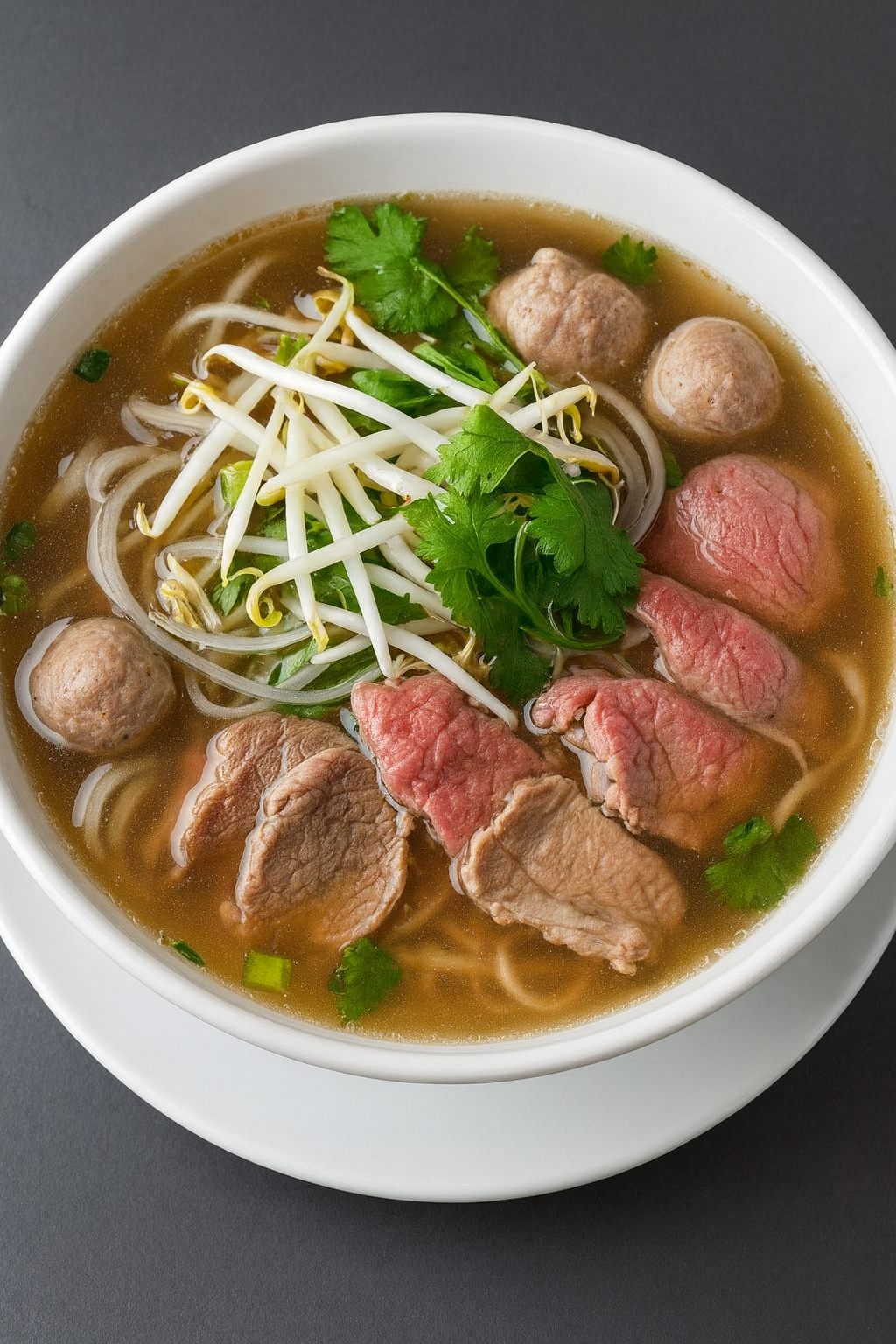 Authentic Pho Dac Biet House Special Beef Pho at Mekong Restaurant Calgary